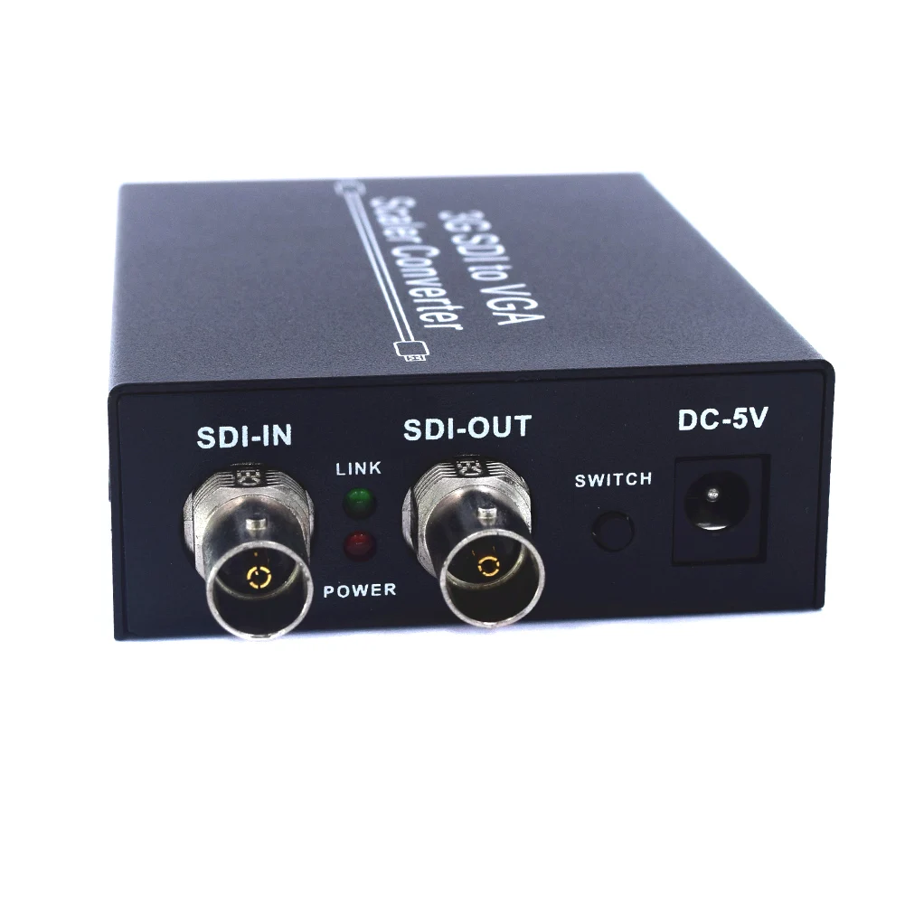

3G SDI to VGA +SDI Scaler Converter 3G HD SD 2.97Gbps Loop Output LCC77