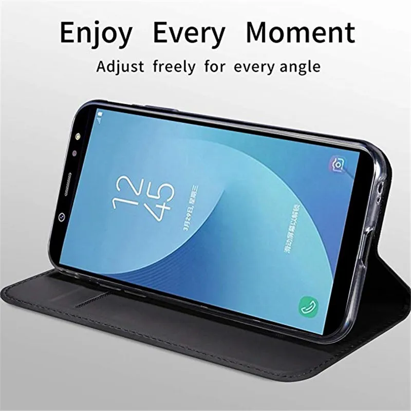 Кожаный чехол для Samsung Galaxy Feel 2 SC 02L высококачественный роскошный Магнитный флип