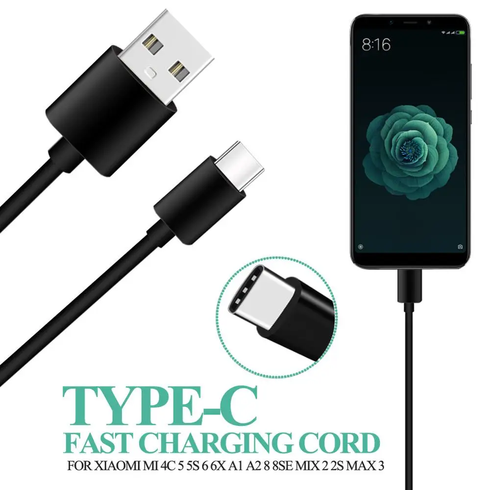 الأصلي Xiaomi USB كابل مايكرو USB/نوع C كابل سريع شحن الهاتف المحمول بيانات كابلات ل الدخن Redmi 4X 4a 5a ملاحظة 4 الأصلي Xiaomi USB كابل مايكرو USB/نوع C كابل سريع شحن الهاتف المحمول بيانات كابلات ل الدخن Redmi 4X 4a 5a ملاحظة 4