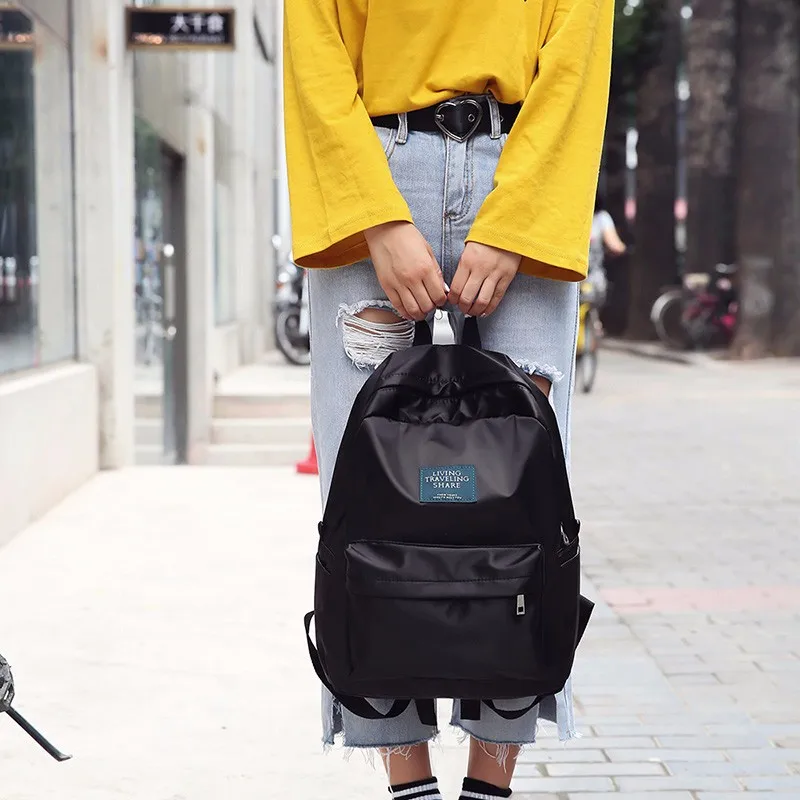 Модный Блестящий женский рюкзак для путешествий, высококачественный водонепроницаемый нейлоновый Школьный рюкзак, красивая стильная сумка на плечо для девочек, школьный рюкзак