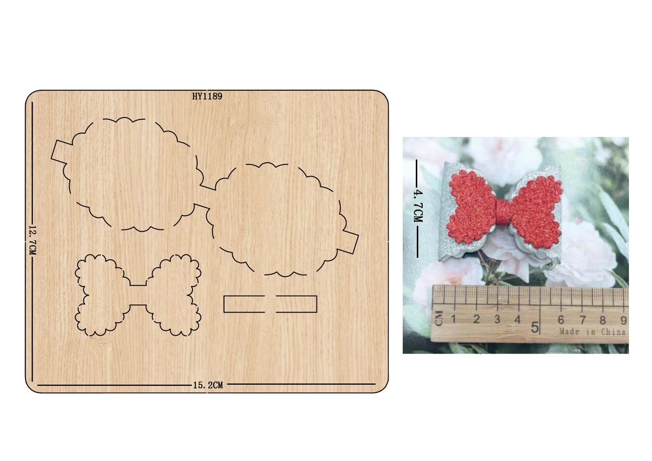 

bow cutting dies 2019 new die cut &wooden dies Suitable for common die cutting machines on the market