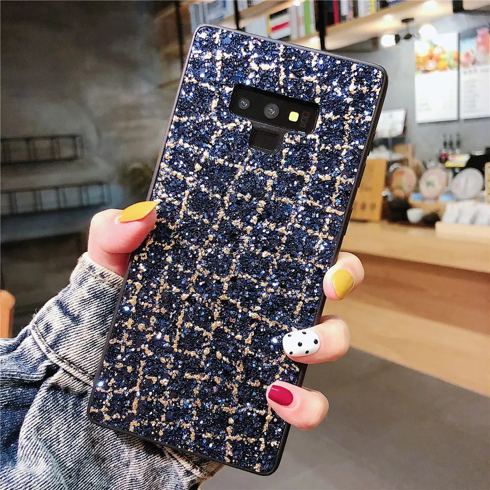 Luxury Bling Glitter Soft Silicon Case For Samsung Galaxy J4 J6 Plus A6 A8 A7 2018 A750 A9 Cover Note 9 8 S9 S8 Plus Phone Cases (13)