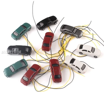 

10 pcs HO Scale 1/100 well painted Model Cars layout