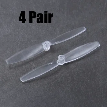 

4 Pair GEMFAN Prop 65mm 1.5 Hole PC Two Blade Transparent Paddle Propeller for RC Drone FPV Indoor Cross Machine DIY Accessories