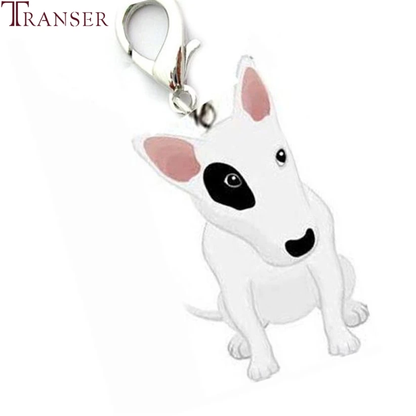 

Transer Pet Dog Supply Bull Terrier Dog Tag Pets Collar Necklace Pendant 80223