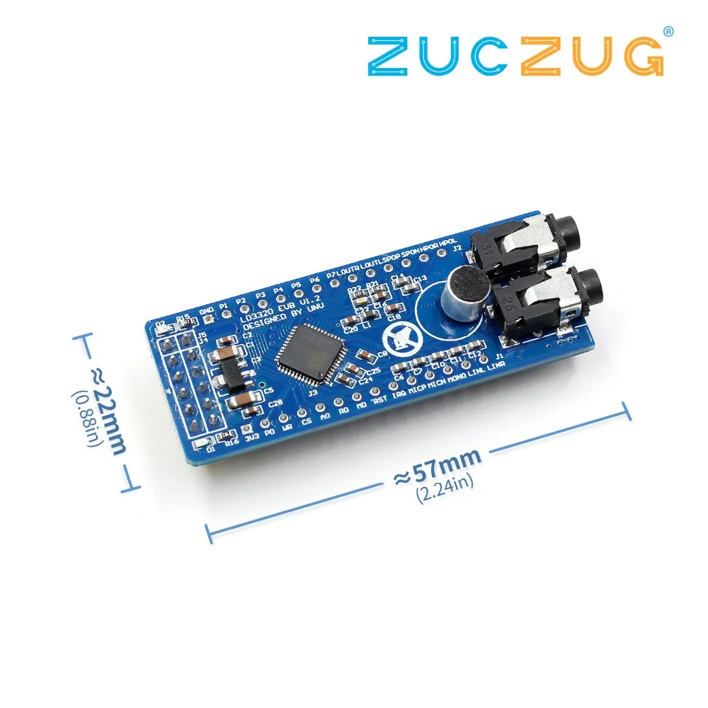 LD3320 модуль распознавания голоса неспецифический человеческий голосовой речевой контроль голосовой модуль макетная плата