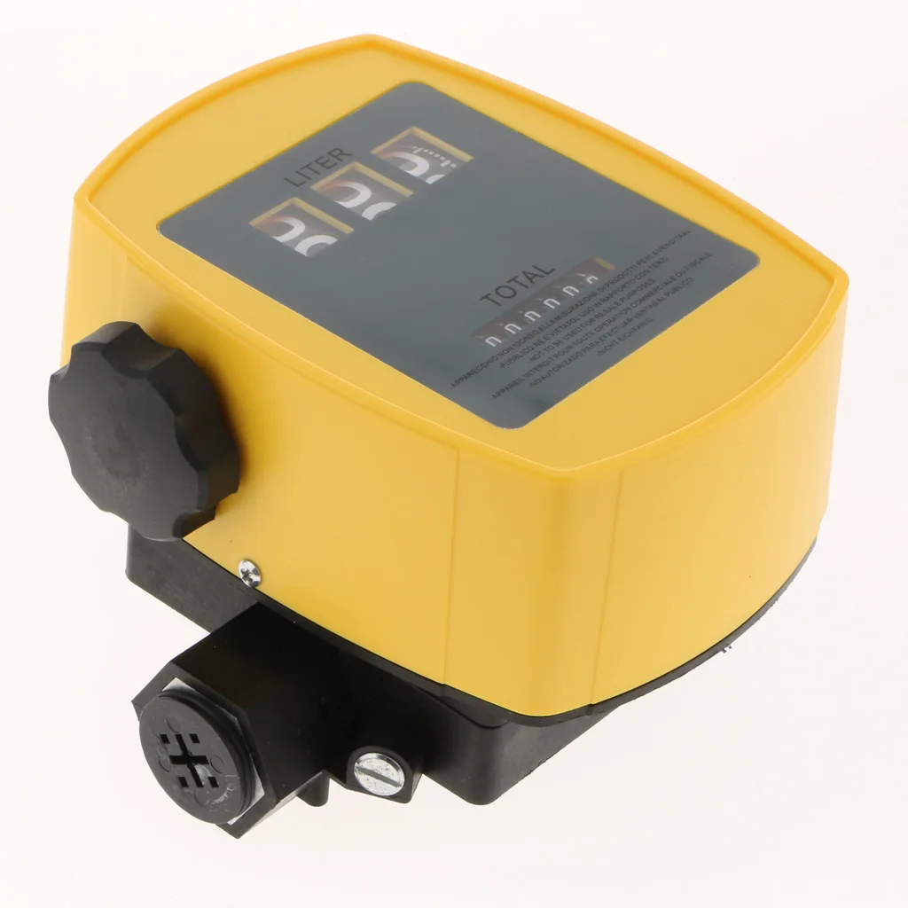 Petrol Diesel Oil Fuel Flow Meter Counter Mechanical Fuel Meter of 1% High Accuracy 20-120L/min for Matching Oil Pump