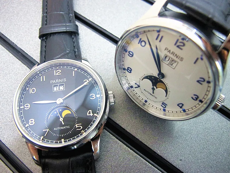 Fashion 43mm Parnis Latest Automatic Movement Sapphire glass Watch