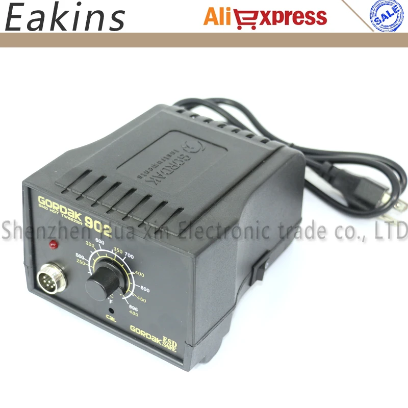 US $28.19 Gordak 902 Esd Smd Soldering Tweezer Repair Rework Station Electric Heating Pliers Constant Temperature Heating Tweezers 220v