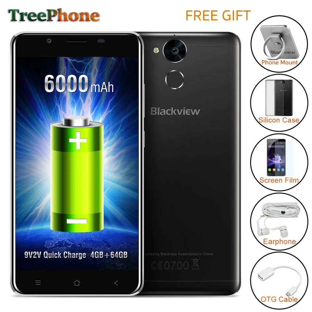 bilder für Blackview p2 smartphone 6000 mah 4 gb ram 64 gb rom android 6.0 Handy MT6750T Octa-core 5,5 zoll FHD 13MP + 8MP Mobil telefon bilder für Blackview p2 smartphone 6000 mah 4 gb ram 64 gb rom android 6.0 Handy MT6750T Octa-core 5,5 zoll FHD 13MP + 8MP Mobil telefon