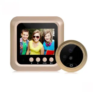 

Smart Video Doorbell Wifi 720P Security IP Camera Door Peephole Viewer Motion Detection IR Night Vision Android IOS APP Control