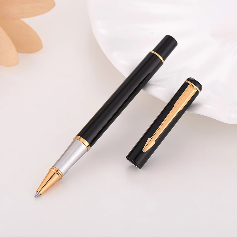 Ballpoint Pen Baoer calligraphy Luxury Caneta Papelar Boligrafo Stationary En acier inoxydable Fountain Stylo Nib Art Supplies