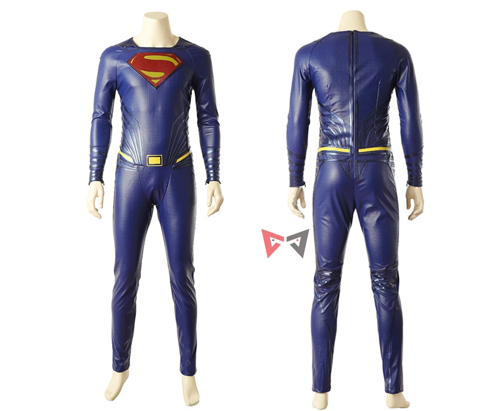 MMGG Супермен Кларк Кент Косплей Костюм Лига Справедливости наряд фильм супергероя одежда сапоги и ботинки красный плащ для взрослых мужчин Индивидуальные
