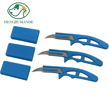 

3 Pcs Pig Blade Veterinary Mini Castrator Imported Pig Knife Castration Knife Veterinary Instruments Castration Knife