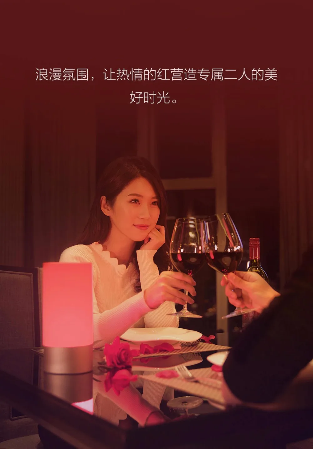  Original Smart Xiaomi Mijia Bed Bedside Lamp Bluetooth WiFI LED Light Touchlight RGBW Touch Control