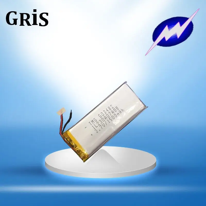 3 7 V полимерная литиевая батарея 053482503482 mp4 GPS PSP игра 1500mah mp5 перезаряжаемая