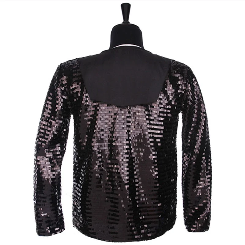 Classic Cosplay MJ Michael Jackson Billie Jean Jacket T-Shirt Glove Hat Performance Collection