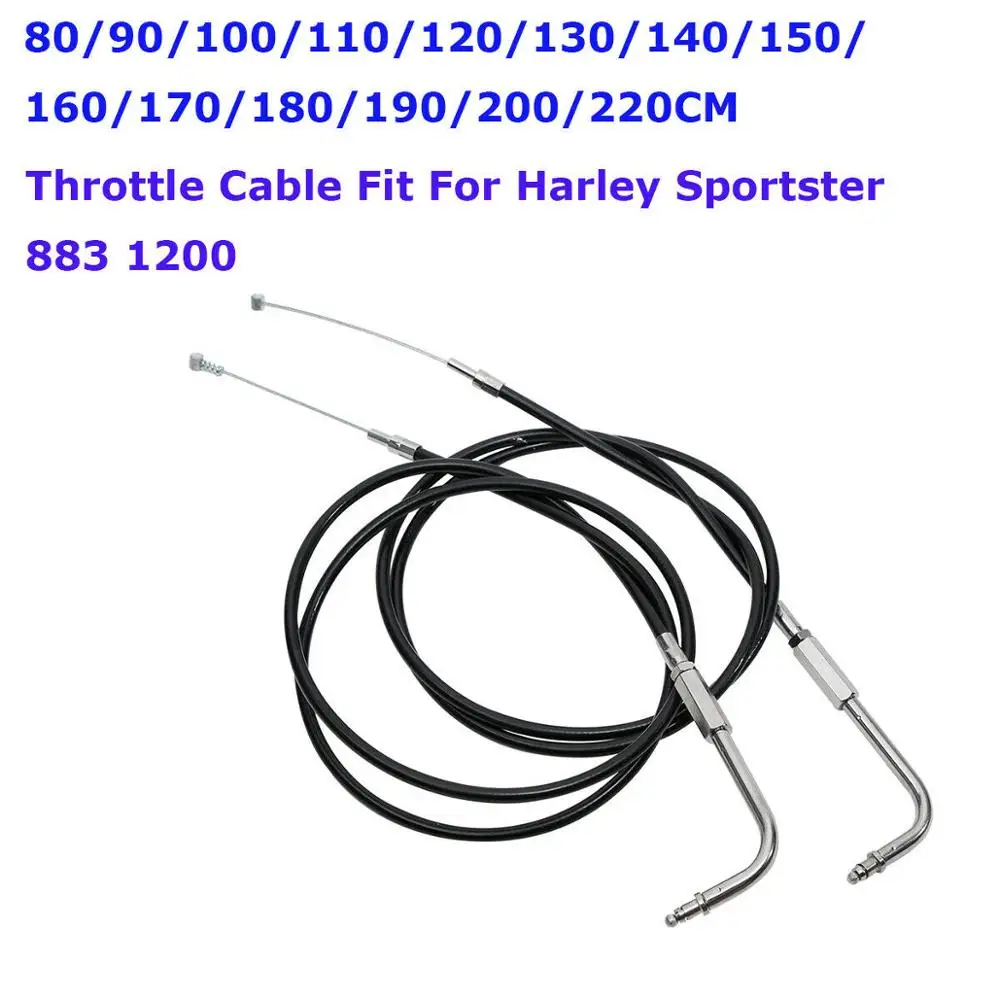 Мотоцикл 80-220 см дроссельной заслонки для Harley Sportster XL 883 1200 2002-2014 2005 2006 | Автомобили