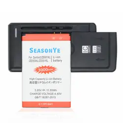 Seasonye C11P1501 Замена Батарея + универсальное зарядное устройство для Asus Zenfone 2 zenfone2 Laser ZE601KL селфи ZD551KL ZE550KL