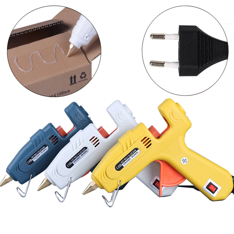 Hot melt glue gun 11mm Glue Stick Craft glues 60W 100W 110~240V EU Plug Glue gun DIY repair power tool Professional Glue gun     (3)