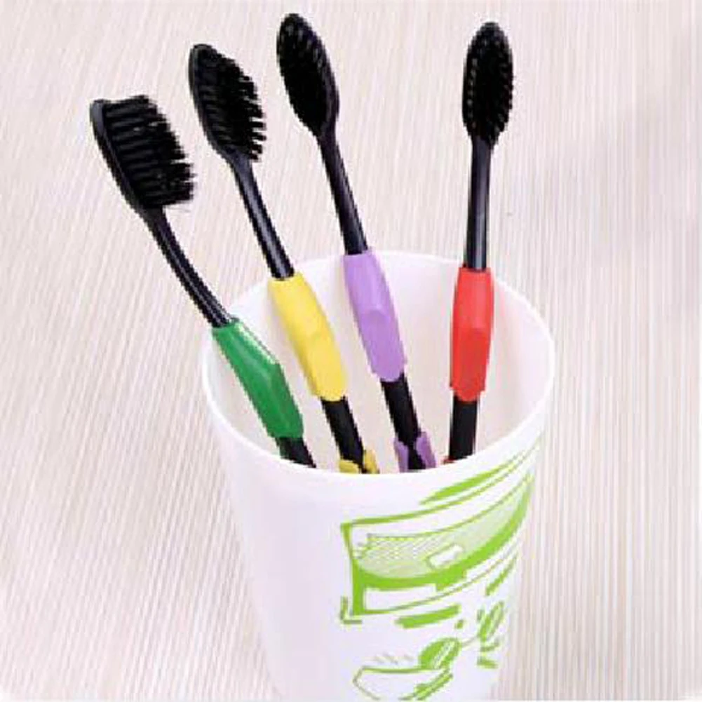 2017 28pcs Double Ultra Soft font b Toothbrush b font Bamboo Charcoal Fiber Nano Brush Oral