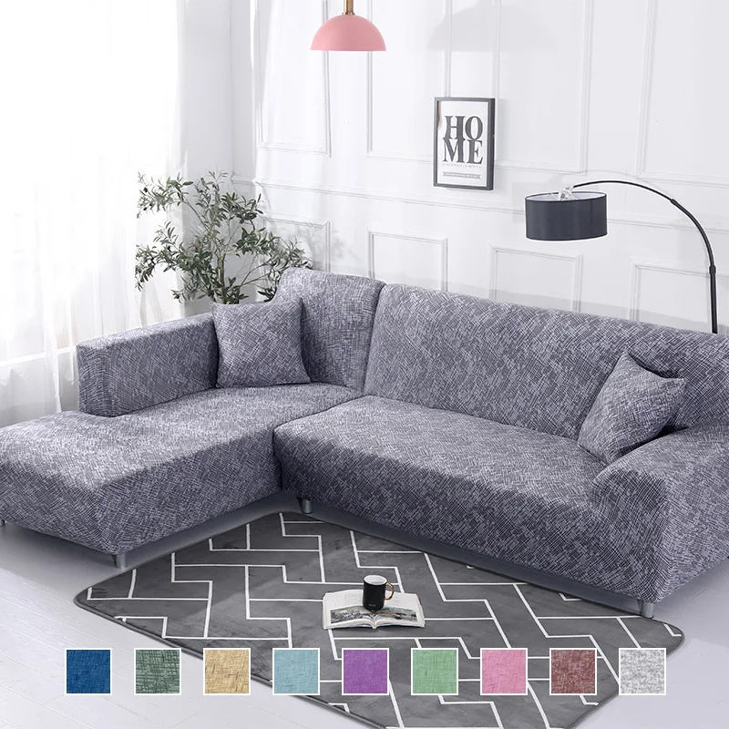 New 2 Pieces Covers For L Shaped Sofa Coner Sectional Couch New 2 Pieces Covers For L Shaped Sofa