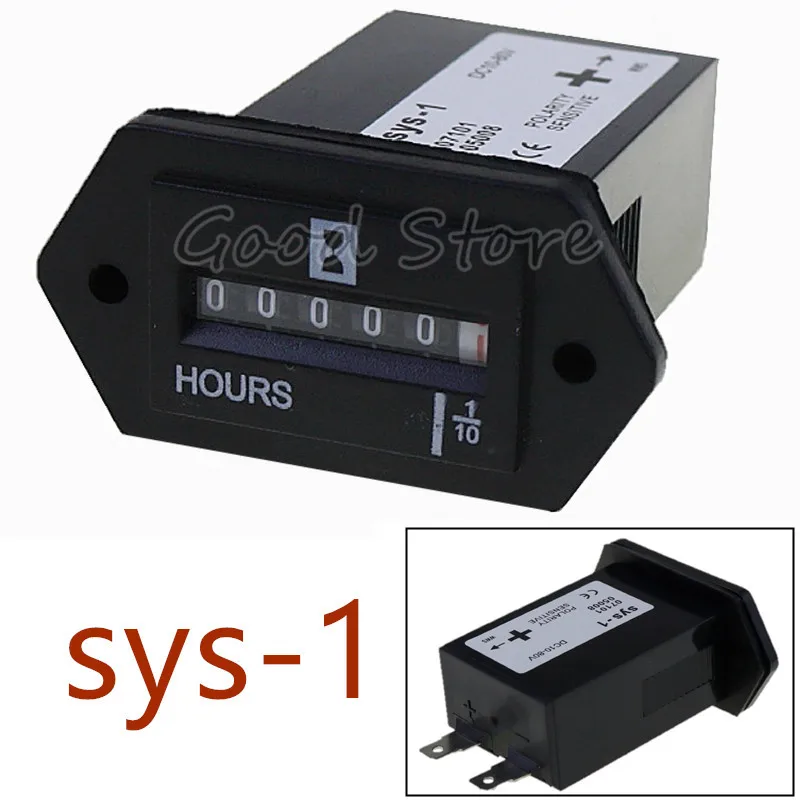 1 шт. SYS AC100 250V DC12 36V от 6 до 80 AC DC Универсальный Электромеханический счетчик