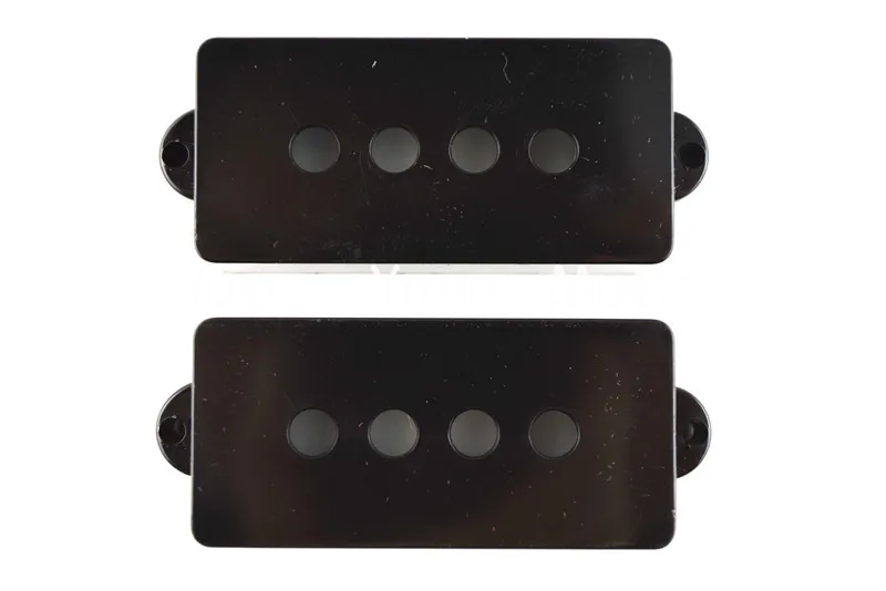 Niko 1 Set Di 2 Pezzi Electric P Pb Bass Pickup Covers 4 Fori 28.5Mm Space White/Black/Cream Matte Per Fd Precision Bass Guitar