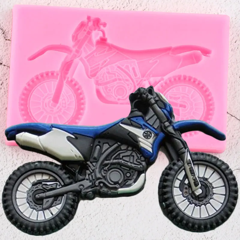 3d Yamaha Motorcycle Silicone Molds Sugarcraft Cake Decorating Fondant Mold Diy Baking Clay Candy Chocolate Gumpaste Moulds Clay Extruders Aliexpress