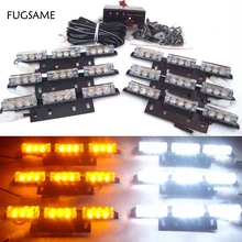FUGSAME 54 светодиод для автомобиля Лодка со стробоскопической вспышкой предупреждение о чрезвычайном происшествии свет и розничная ; повязка с красный синий янтарь белый