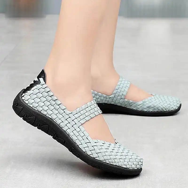 Woven Breathable Running Shoes Woman Summer Athletic Shoes Lightweight