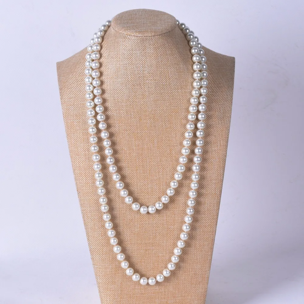 150 cm long pearl necklace,10mm pearl necklace wholesale, pearl