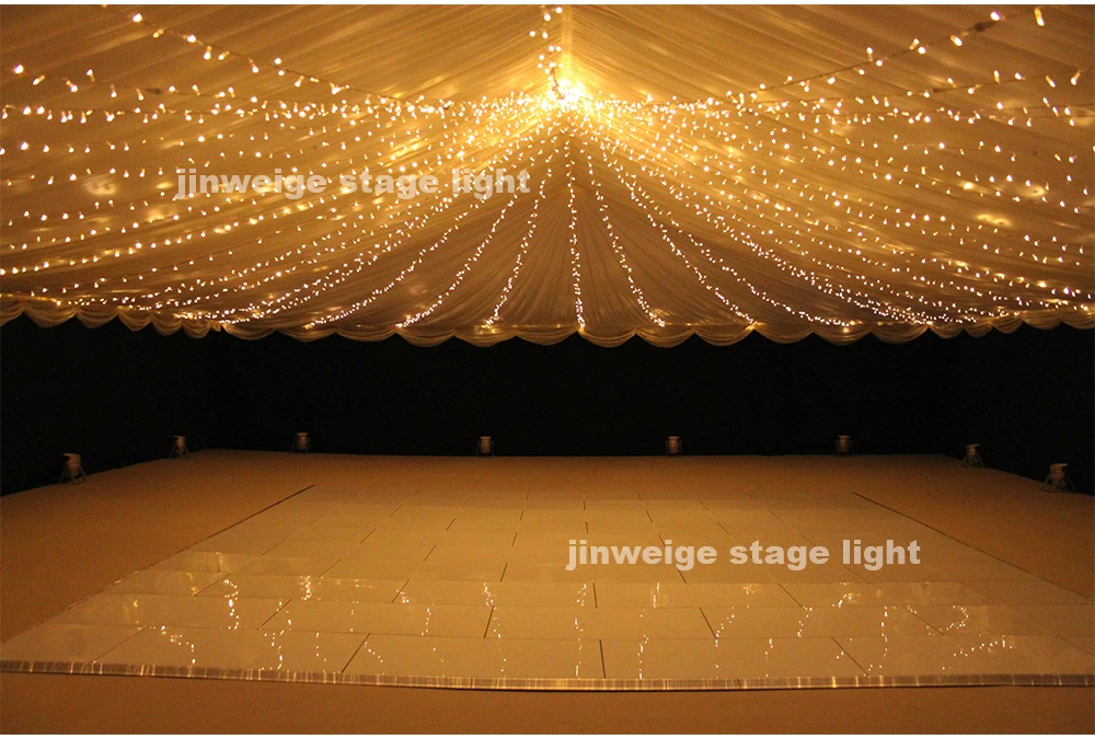 120 см* 60 см мерцание Свадебный танцпол Звездное белое танцевальные площадки светодиодный танец защита пола
