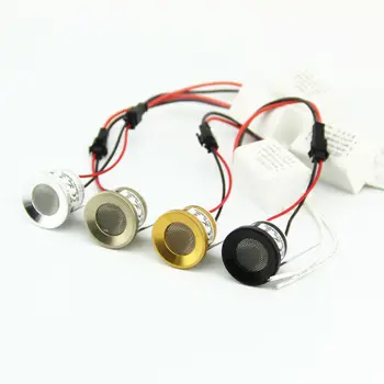 

1W DC12 AC85-260V Small Mini LED Spot light Recessed Ceiling Lamps LED Under Cabinet Downlights CE ROSH Free Shipping