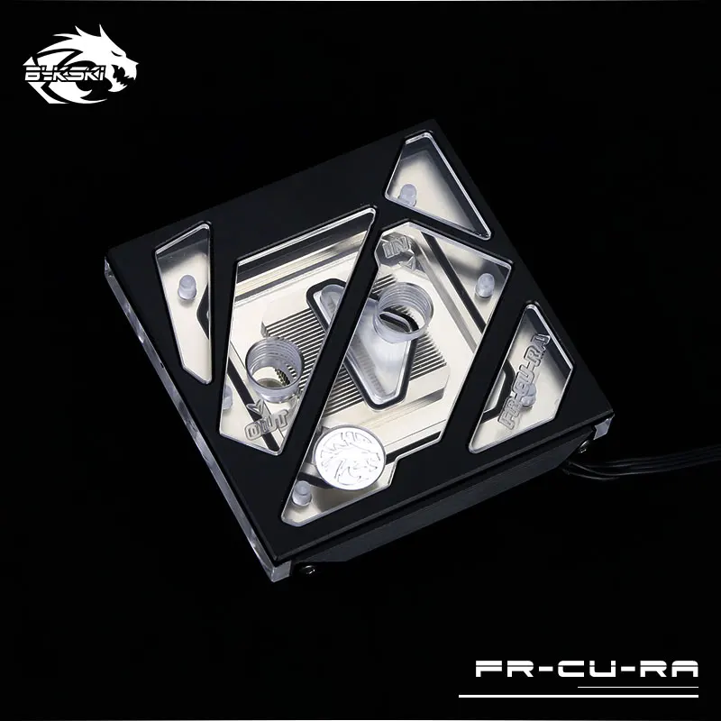 

Bykski FR-CU-RA, For Intel Lga115x/2011/2066 CPU Water Block, RGB Lighting System, 0.5mm Waterway, Metal Frame
