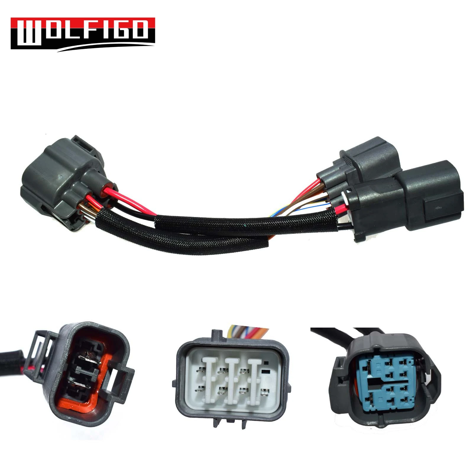 WOLFIGO Новый OBD1 к OBD2 10 контактный распределительный двигатель Перемычка адаптер