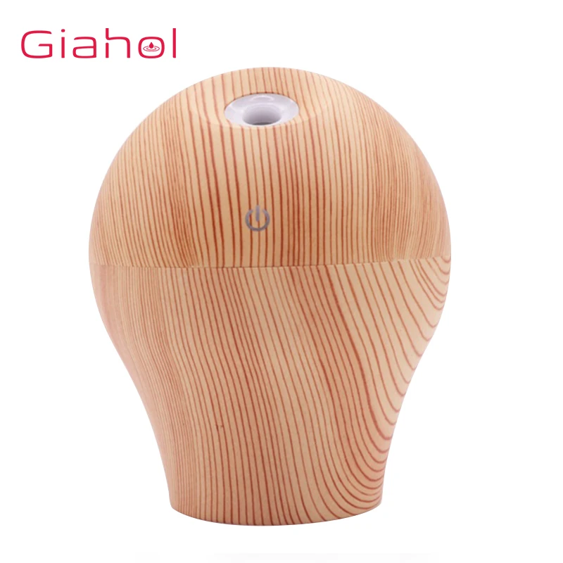 

250ml Air Humidifier Essential Oil Diffuser Aroma Lamp Aromatherapy 7 Color LED Electric Aroma Diffuser Mist Maker for Home-Wood