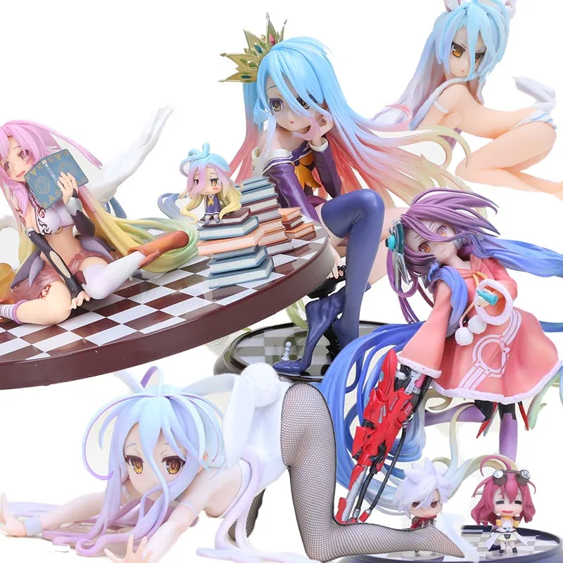 

Japna Anime No Game No Life Shiro Sexy Girl Jibril Great War Ver. PVC Action Figure Model Toy