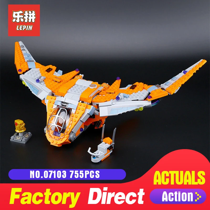 

Lepin 07103 Marvel Super Heroes Avengers Infinity War Thanos Ultimate Battle LegoINGlys 76107 Model Building Blocks Bricks Toys