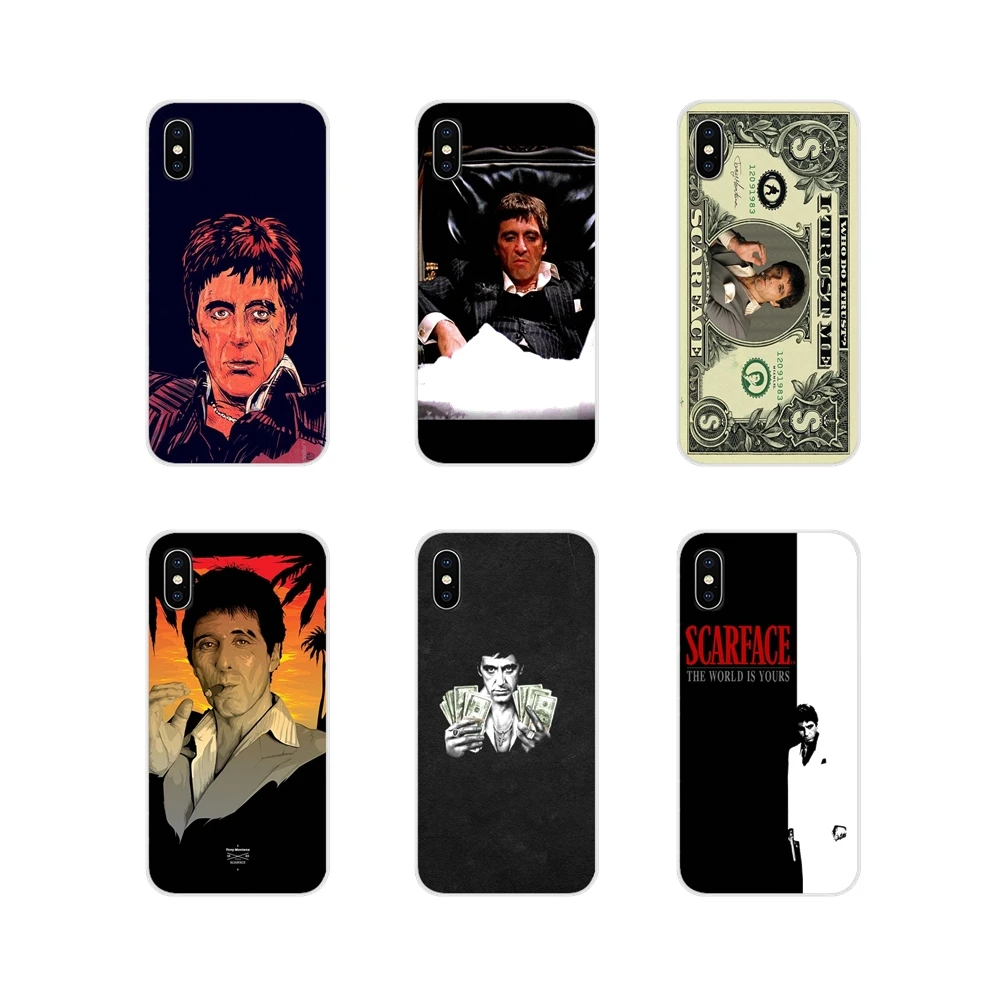 

TPU Transparent Case Covers Movie Scarface Tony Montana Amazing Mobile For Samsung Galaxy A3 A5 A7 J1 J2 J3 J5 J7 2015 2016 2017
