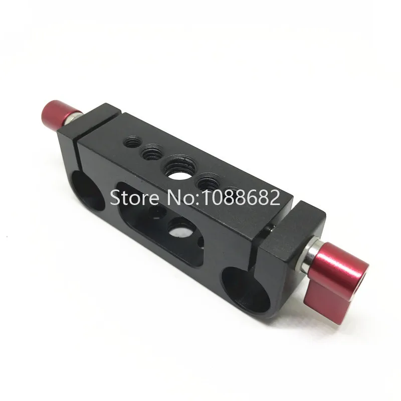 Camera Cage Kit 15mm Rod Rig Clamp Double Hole with 14 and 38 Telephoto Lens Holder Photography System Accessories (6)