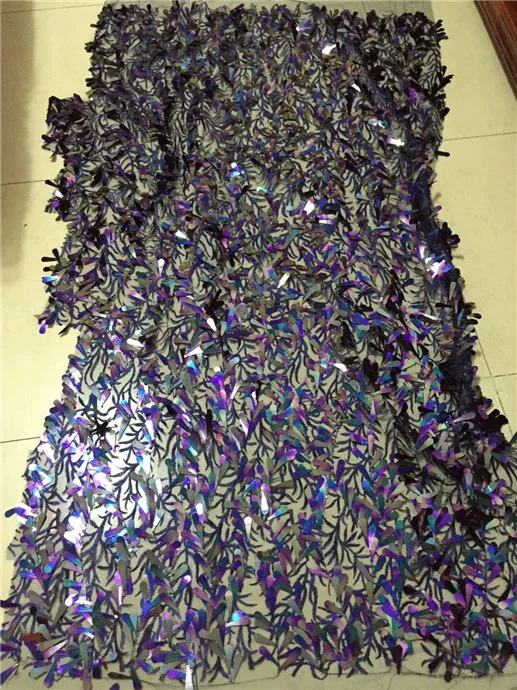Фиолетовая Мелодия органзы французские кружева ткань 3D блестки африканская кружевная ткань с цветочной вышивкой кружева ткани высокого качества для свадьбы серый
