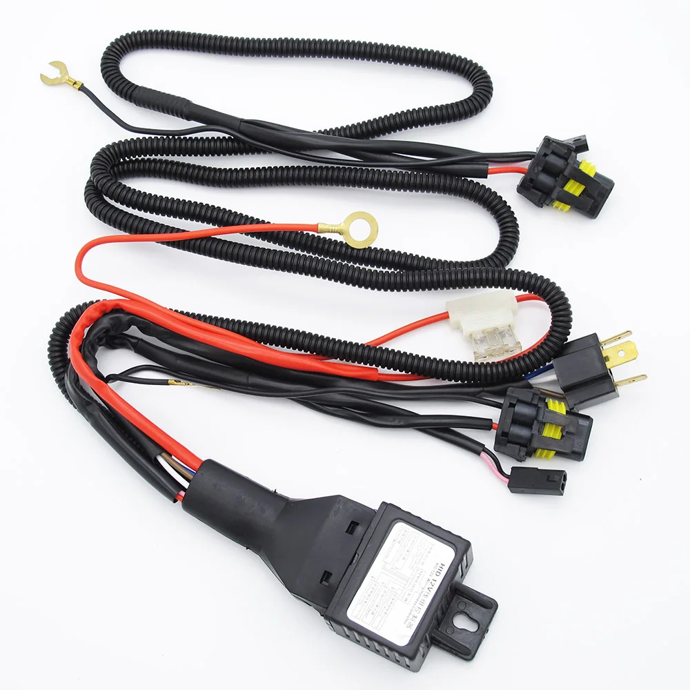 High Quality 35W 55W 12V H4 3 Bi Xenon Hi/Lo Headlight Wire Controllor