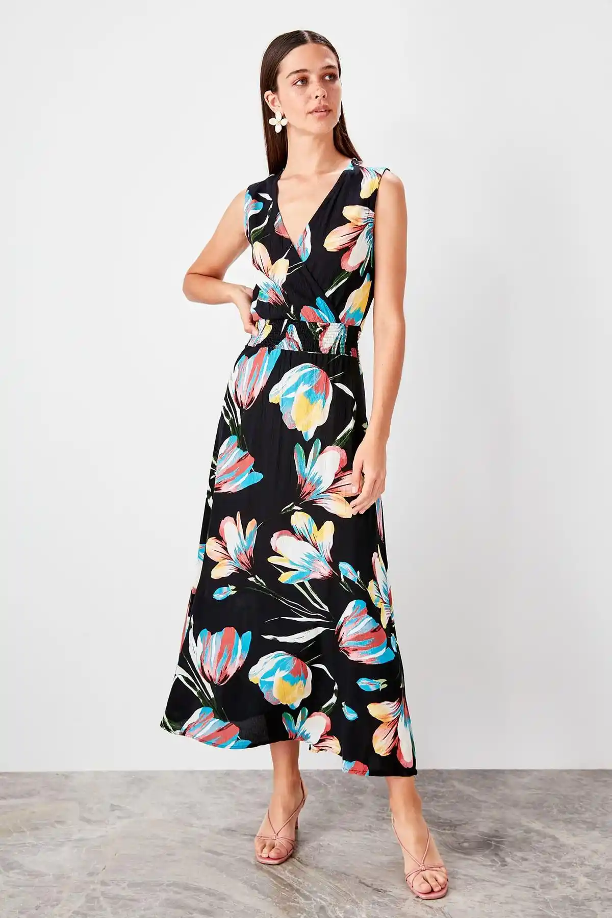 black patterned dresses