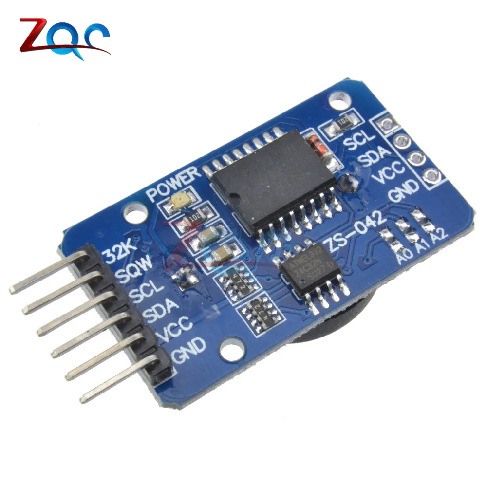 DS3231 RTC модуль реального времени AT24C32 ZS042 IIC держатель батареи для Arduino|module for