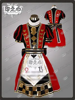 Alice: madness returns royal kaarten alice mode lolita rok uniform cosplay kostuum halloween red dress Alice: madness returns royal kaarten alice mode lolita rok uniform cosplay kostuum halloween red dress