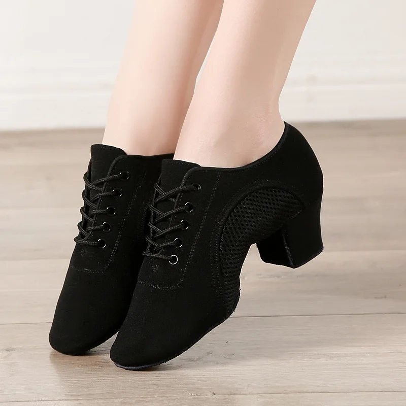 Cena Dolne buty w stylu latynoskim mężczyźni płótno sportowe neutralne buty do tańca kobieta oksfordzie tkaniny Latin Dance Sneakers Oxford buty duże rozmiary