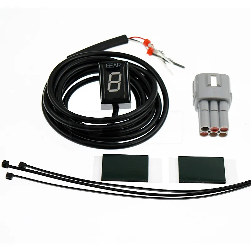 Motorcycle LCD Electronics 6 Speed 1 6 Level Gear Indicator Digital