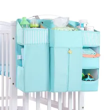 Кровать подвесная сумка для хранения многофункциональная сумка для детской кровати набор для новорожденных прикроватная кроватка Органайзер подгузники с карманами для детского постельного белья