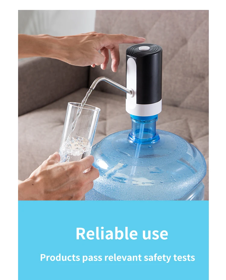 ORZ насос для бутылки воды Электрический диспенсер для воды переносная Питьевая Бутылка переключатель SUS304 нержавеющая сталь кран для бутылки usb зарядка